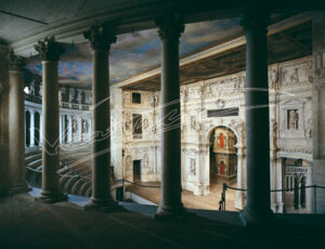 Teatro Olimpico Gradinata e proscenio.